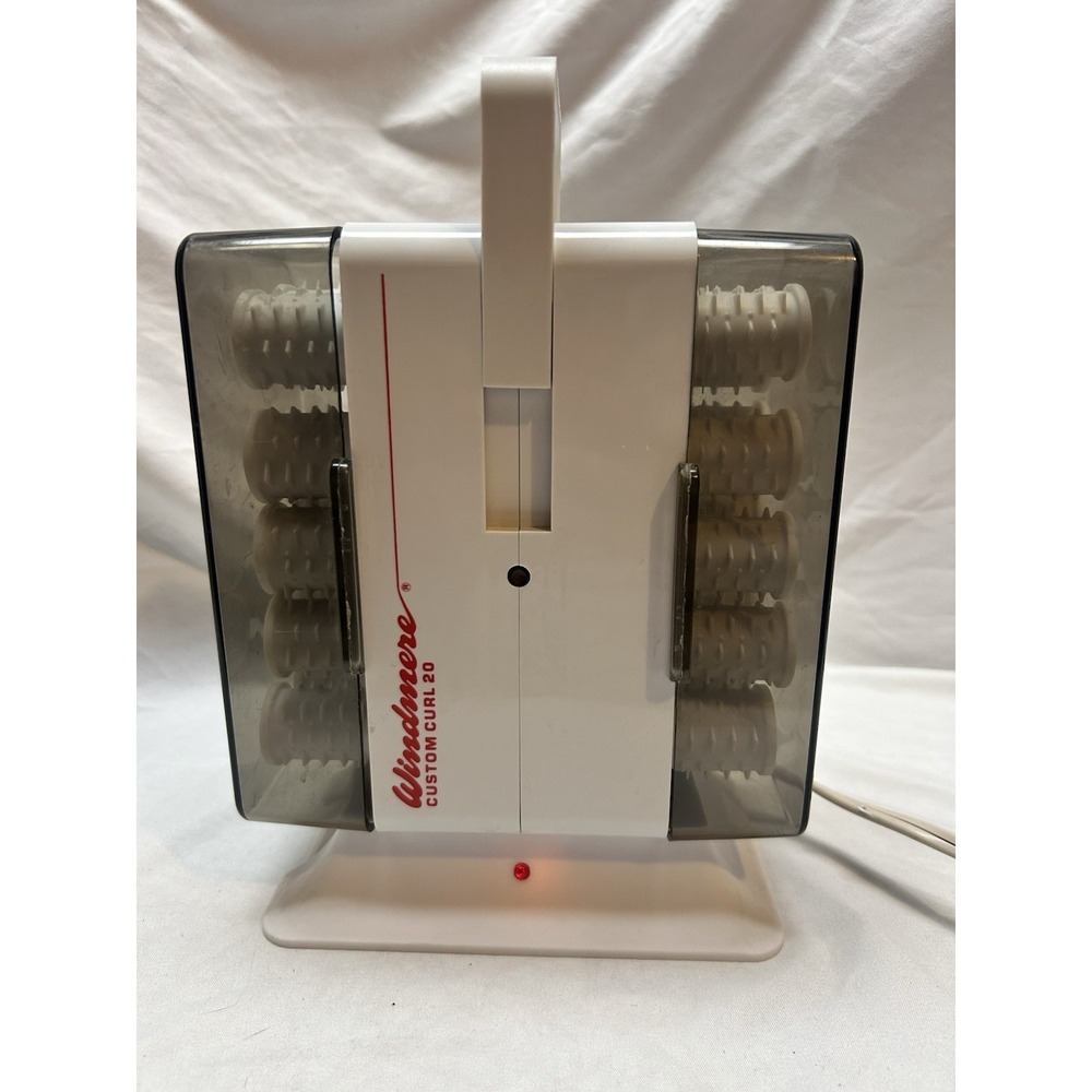 Windmere Custom Curl Instant Hairsetter 20 Hot Rollers Electric Curlers No Clips